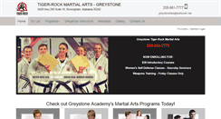 Desktop Screenshot of greystonemartialarts.com